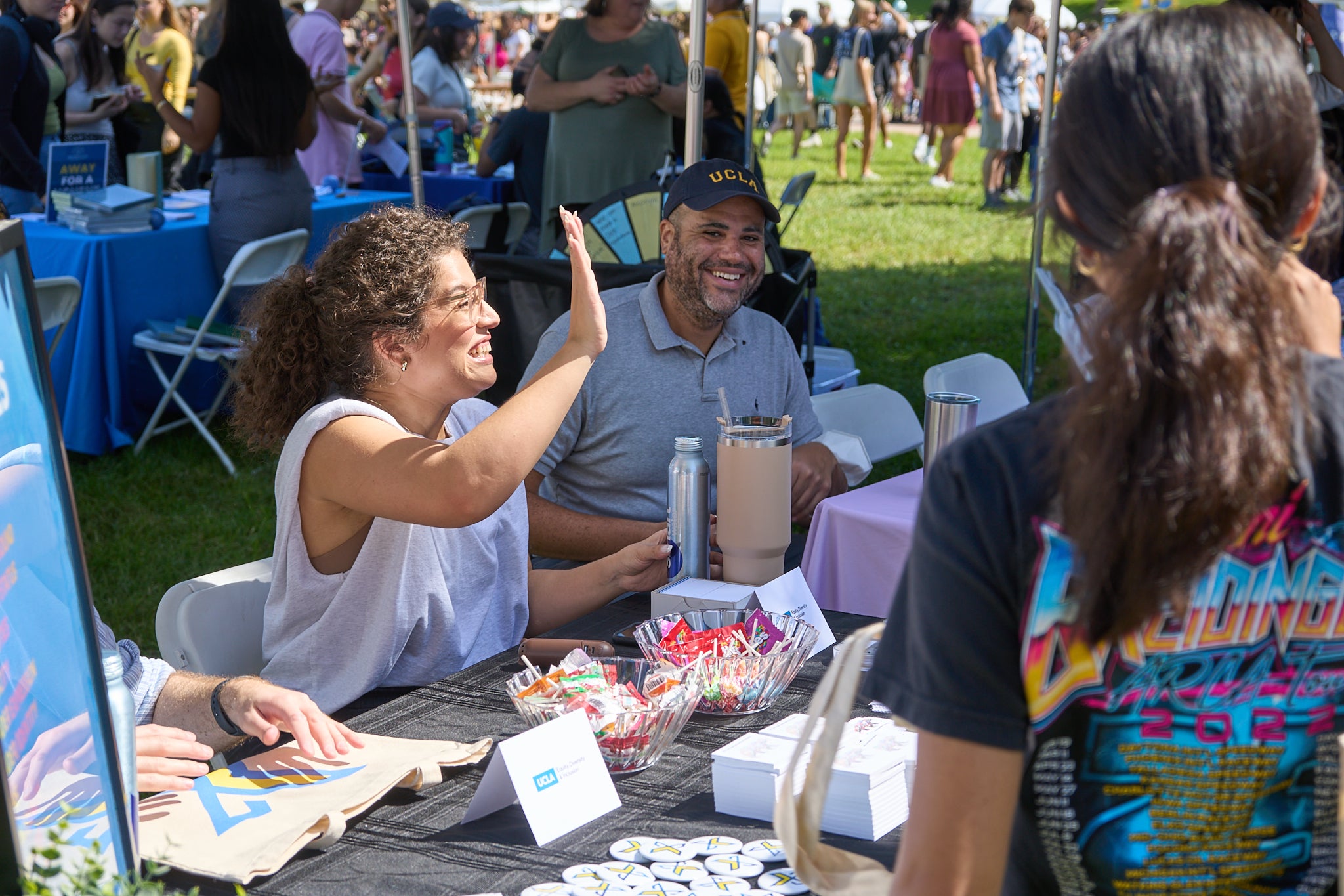 the edi team and bruins at the 2022 ucla enormous activities fair