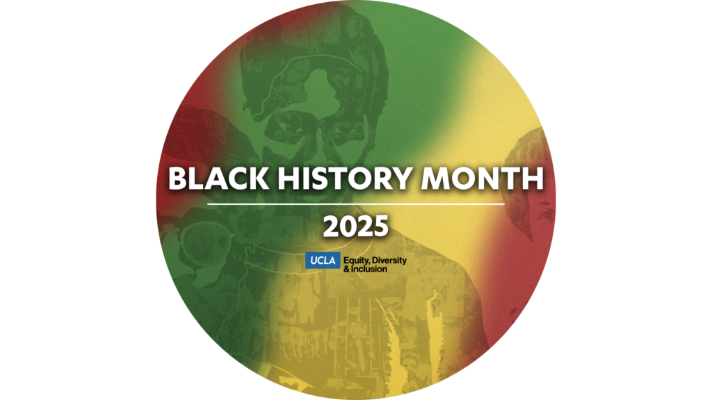 black history month 2025 - mural painting in the background